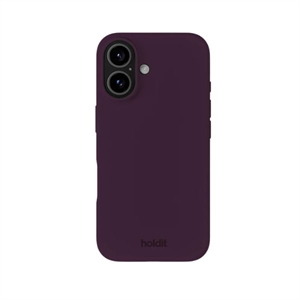 Holdit - Silicone Cover Deep Plum - iPhone 16